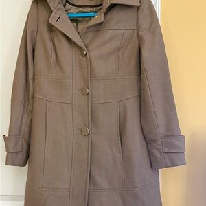 Kenneth Cole New York Brown Wool Coat